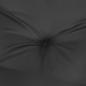 Preview: Gartenbank-Auflage Schwarz 150x(50+50)x7 cm Oxford-Gewebe