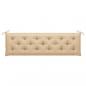 Preview: Gartenbank-Auflagen 2 Stk. Beige 180x50x7 cm Oxford-Gewebe
