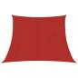 Preview: ARDEBO.de - Sonnensegel 160 g/m² Rot 4/5x3 m HDPE