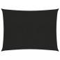 Preview: ARDEBO.de - Sonnensegel 160 g/m² Schwarz 3x4 m HDPE