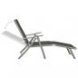 Preview: 3-tlg. Garten-Lounge-Set Textilene und Aluminium Silbern