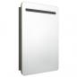 Preview: LED-Bad-Spiegelschrank Anthrazit 60x11x80 cm