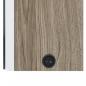 Preview: LED-Bad-Spiegelschrank 89x14x62 cm Weiß und Eichen-Optik