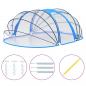 Preview: Pool-Kuppel Oval 530x410x205 cm