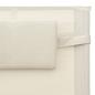 Preview: Sonnenliege Textilene Creme und Grau