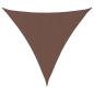 Preview: Sonnensegel Oxford-Gewebe Dreieckig 4,5x4,5x4,5 m Braun
