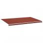 Preview: Markisenbespannung Orange und Braun 6x3,5 m