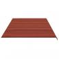 Preview: Markisenbespannung Orange und Braun 6x3,5 m