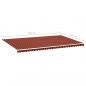 Preview: Markisenbespannung Orange und Braun 6x3,5 m