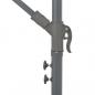 Preview: Ampelschirm mit LED-Leuchten Terrakottarot 350 cm