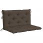 Preview: Gartenbank-Auflagen 2 Stk. Taupe 100x50x7 cm Oxford-Gewebe