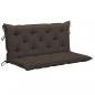 Preview: Gartenbank-Auflagen 2 Stk. Taupe 120x50x7 cm Oxford-Gewebe