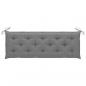 Preview: Gartenbank-Auflagen 2 Stk. Grau 150x50x7 cm Oxford-Gewebe