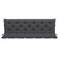 Preview: Gartenbank-Auflagen 2 Stk. Anthrazit 180x50x7 cm Oxford-Gewebe