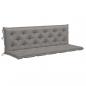 Preview: Gartenbank-Auflagen 2 Stk. Grau 180x50x7 cm Oxford-Gewebe