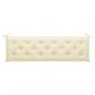 Preview: Gartenbank-Auflagen 2 Stk. Cremeweiß 180x50x7 cm Oxford-Gewebe