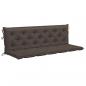 Preview: Gartenbank-Auflagen 2 Stk. Taupe 180x50x7 cm Oxford-Gewebe