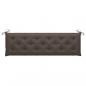 Preview: Gartenbank-Auflagen 2 Stk. Taupe 180x50x7 cm Oxford-Gewebe
