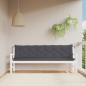Preview: ARDEBO.de - Gartenbank-Auflagen 2 Stk. Anthrazit 200x50x7 cm Oxford-Gewebe