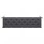 Preview: Gartenbank-Auflagen 2 Stk. Anthrazit 200x50x7 cm Oxford-Gewebe