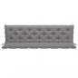 Preview: Gartenbank-Auflagen 2 Stk. Grau 200x50x7 cm Oxford-Gewebe