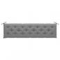 Preview: Gartenbank-Auflagen 2 Stk. Grau 200x50x7 cm Oxford-Gewebe