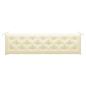 Preview: Gartenbank-Auflagen 2 Stk. Cremeweiß 200x50x7 cm Oxford-Gewebe