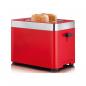 Preview: Graef TO 63 Toaster, 888 Watt, Bräunungsgradregler mit sechs Stufen, rot