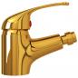 Preview: Badezimmer Bidet Mischbatterie Golden 13x12 cm