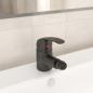 Preview: ARDEBO.de - Badezimmer Bidet Mischbatterie Grau 13x12 cm