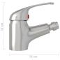 Preview: Badezimmer Bidet Mischbatterie Silbern 13x12 cm