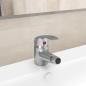 Preview: Badezimmer Bidet Mischbatterie Silbern 13x12 cm