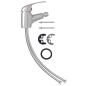 Preview: Badezimmer Bidet Mischbatterie Silbern 13x12 cm
