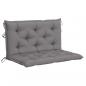 Preview: Gartenbank-Auflagen 2 Stk. Grau 100x50x7 cm Oxford-Gewebe
