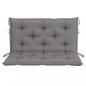 Preview: Gartenbank-Auflagen 2 Stk. Grau 100x50x7 cm Oxford-Gewebe