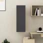Preview: TV-Schrank Grau 30,5x30x90 cm Holzwerkstoff