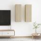 Preview: ARDEBO.de - TV-Schränke 2 Stk. Sonoma-Eiche 30,5x30x90 cm Holzwerkstoff