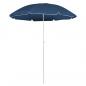 Preview: ARDEBO.de - Sonnenschirm mit Stahlmast Blau 180 cm