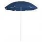 Preview: ARDEBO.de - Sonnenschirm mit Stahlmast Blau 180 cm