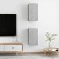 Preview: TV-Schränke 2 Stk. Betongrau 30,5x30x60 cm Holzwerkstoff