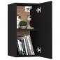 Preview: ARDEBO.de - TV-Schrank Schwarz 30,5x30x60 cm Holzwerkstoff