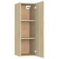 Preview: TV-Schrank Sonoma-Eiche 30,5x30x90 cm Holzwerkstoff