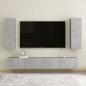 Preview: TV-Schrank Betongrau 30,5x30x90 cm Holzwerkstoff