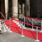 Preview: Personenleitsysteme 4 Stk. Edelstahl Silbern