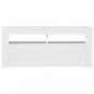 Preview: TV-Schrank mit LED-Leuchten Weiß 90x35x40 cm