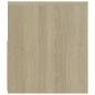 Preview: TV-Schrank mit LED-Leuchten Sonoma-Eiche 90x35x40 cm