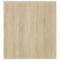 Preview: TV-Schrank mit LED-Leuchten Sonoma-Eiche 120x35x40 cm
