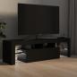 Preview: TV-Schrank mit LED-Beleuchtung Schwarz 140x36,5x40 cm
