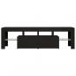 Preview: TV-Schrank mit LED-Beleuchtung Schwarz 140x36,5x40 cm