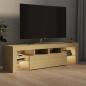 Preview: TV-Schrank mit LED-Beleuchtung Sonoma-Eiche 140x36,5x40 cm